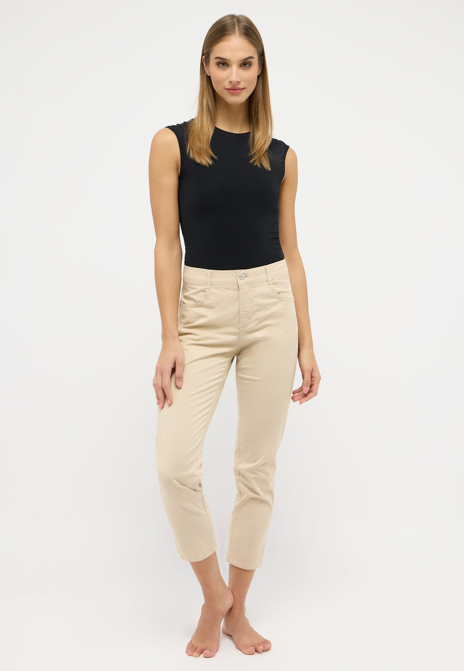 Jeans mit Schlitz