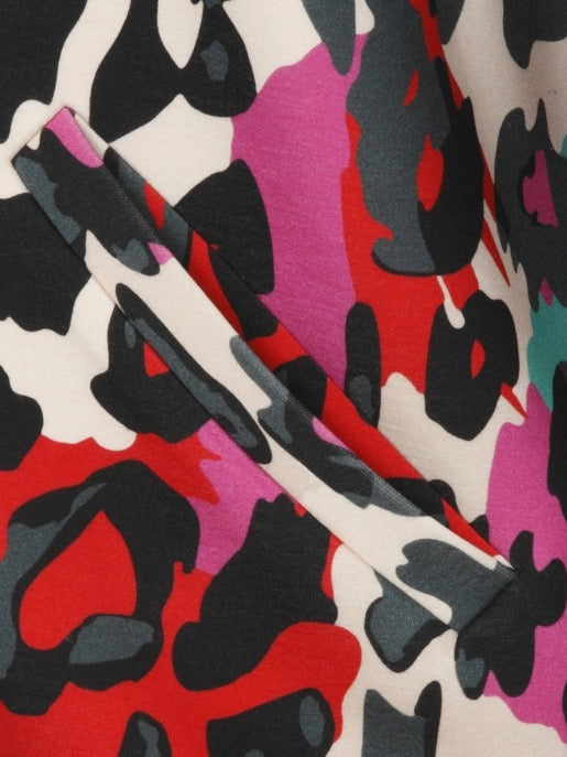 Blouson mit Leo-Print
