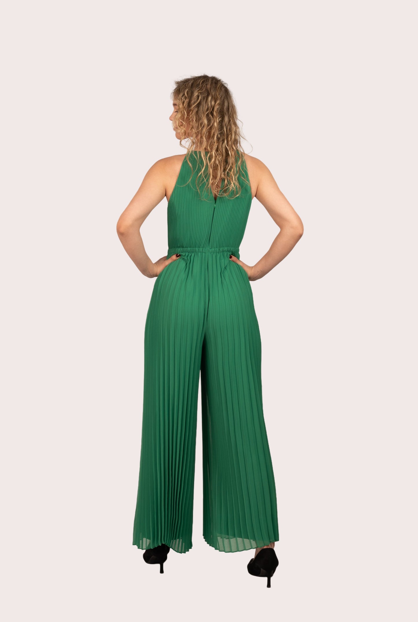Plissee-Jumpsuit