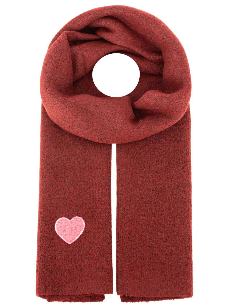 Schal Wollmix mit Herz