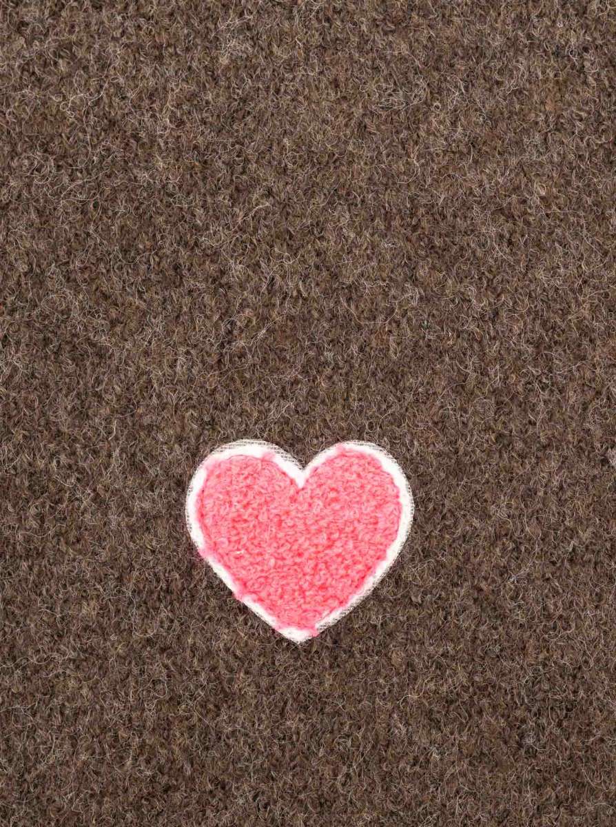 Schal Wollmix mit Herz