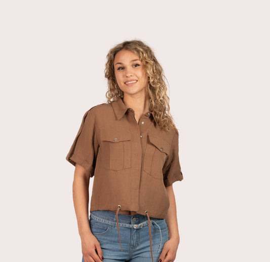 Bluse kurzarm
